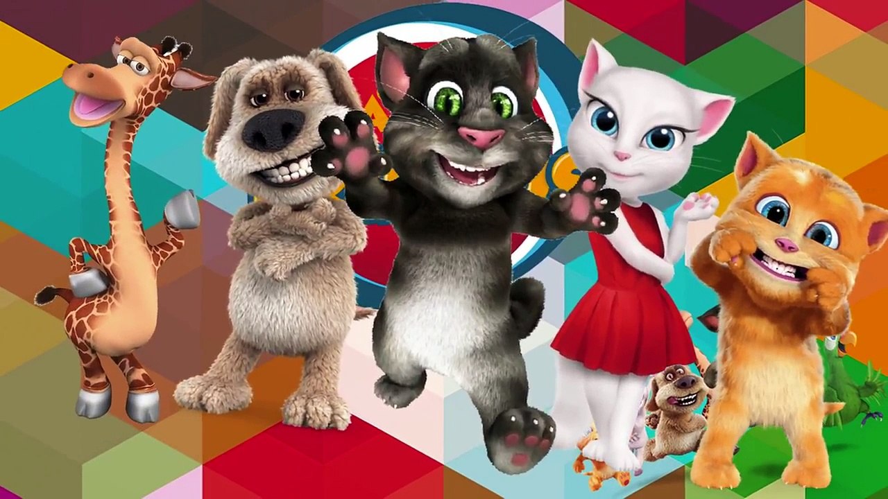 Talking Tom & Friends new Finger Family | Nursery Rhyme for Children | 4K Video