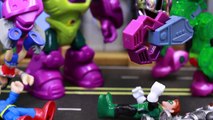 Superman Iron Man Hulk Bumblebee General Zod Ultron in Imaginext Playskool Heroes Robot Ba
