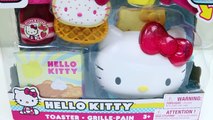 Hello Kitty Toaster Waffle Breakfast Playset with Play Doh Hello Kitty Pancakes!