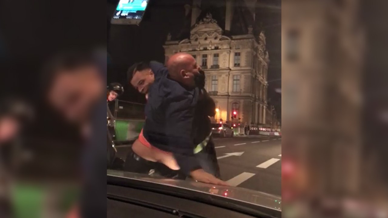 Road rage entre un chauffeur uber et un cycliste