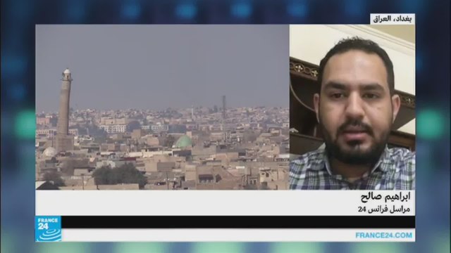 إبراهيم صالح-اشتباكات قرب الجسر الحديدي