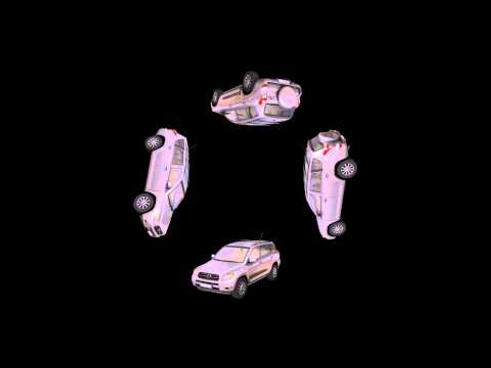 3D Hologram - Rotating Vehicle Example