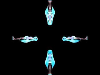 3D Hologram - Anime Girl - ♫ Bye Bye ♫