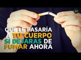 Qué le pasa a tu cuerpo si dejas de fumar ahora mismo