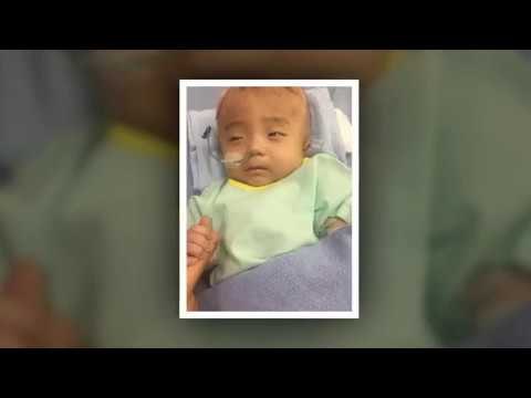 Bé Phạm Đức Lộc dần khỏe hơn Điều trị tại Singapore và sau đó về Chùa