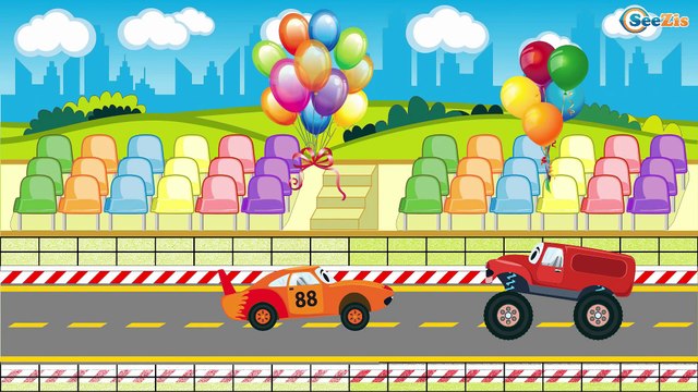 Emergency Cars - Fire Trucks Save City of Cars. Cartoons for children about Emergency Vehicles