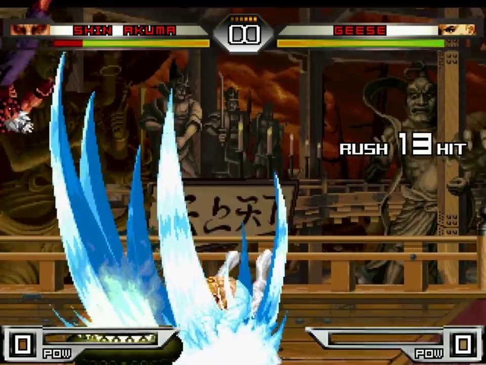 Shin Akuma vs Geese (Mugen)