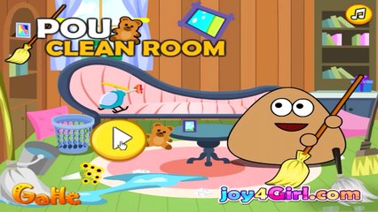 Pou Clean Room - Funny Pou Game For Baby