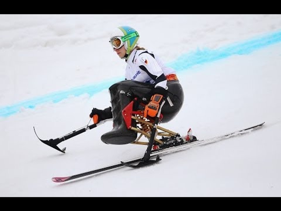 Anna Schaffelhuber (2nd run) | Women's super combined sitting | Alpine skiing | Sochi 2014