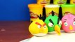 Play Doh​​​​​​​ Angry Birds, Red, Stella, Blue, Chuck, Hal, Bomb, and Matilda