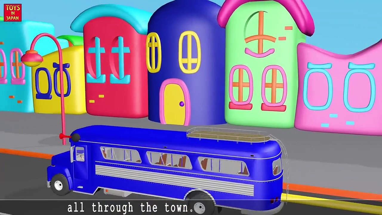Wheels on the bus | Carbot Robot Car Transformers Tayo The Little Bus English with ABC son