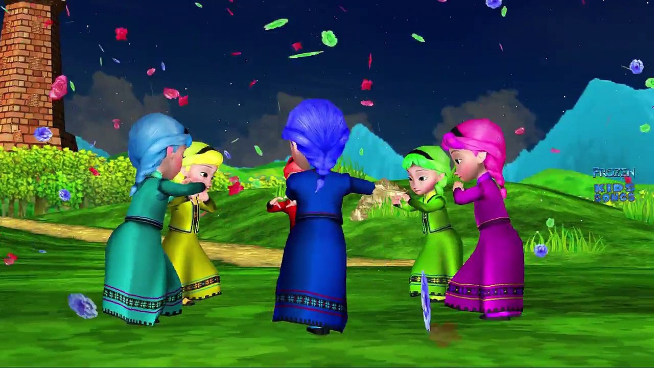 Frozen Songs For Babies Elsa Anna Cartoons For Children Nursery Rhymes | Frozen Finger Fam