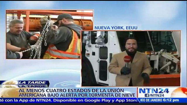 Nueva York se prepara para recibir una gran tormenta de nieve que afectará la zona noreste de EE. UU.