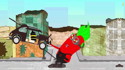 Minions Vs Hulk in Gym Funny Prank Cartoon! #Minions Mini Movie 2017 [4k]