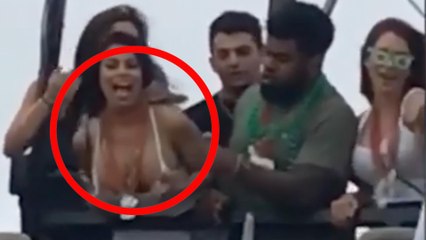 Ezekiel Elliot EXPOSES a Woman's Breasts at Dallas St. Patrick's Day Parade