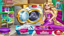 Rapunzel Laundry Day: Help Rapunzel Wash Her Clothes For Laundry Day! Kids Play Palace