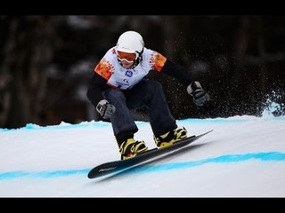 Denis Colle (2nd run) | Men's para snowboard cross | Alpine Skiing | Sochi 2014 Paralympics