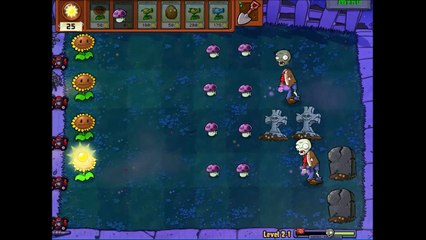 Plants Vs Zombies [PvZ] - [Adventure] - Level 2 - 1
