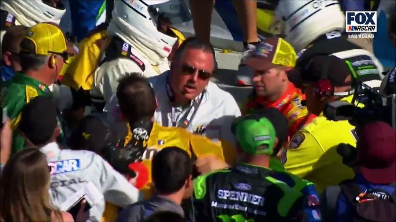 2017 Kobalt 400 @ Las Vegas - Kyle Busch/Joey Logano Fight