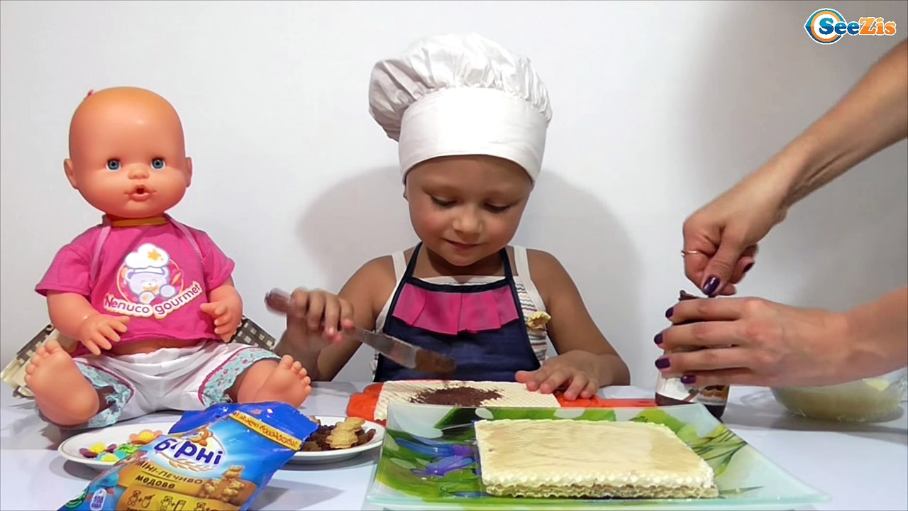 ✔ Baby Surprise for Doll Nenuco is a chocolate cake. Сюрприз Кукле Ненуко Шоколадный торт Серия 31