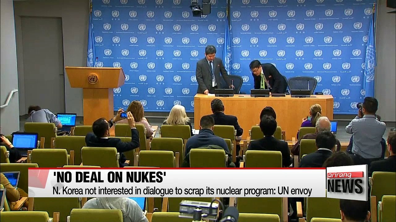 N. Korea not interested in dialogue to scrap its nuclear program: UN envoy