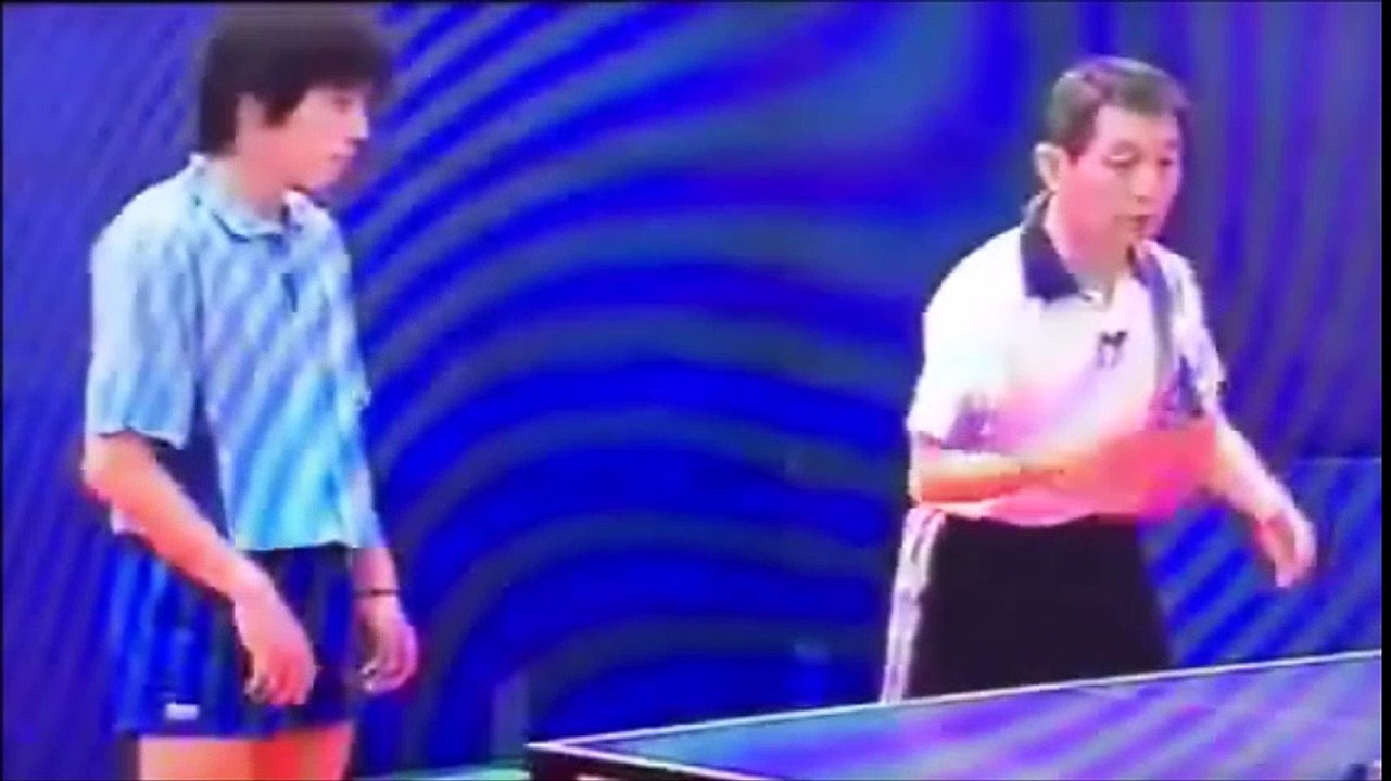 三木卓球教室。バックハンドドライブ、バックハンドスマッシュ