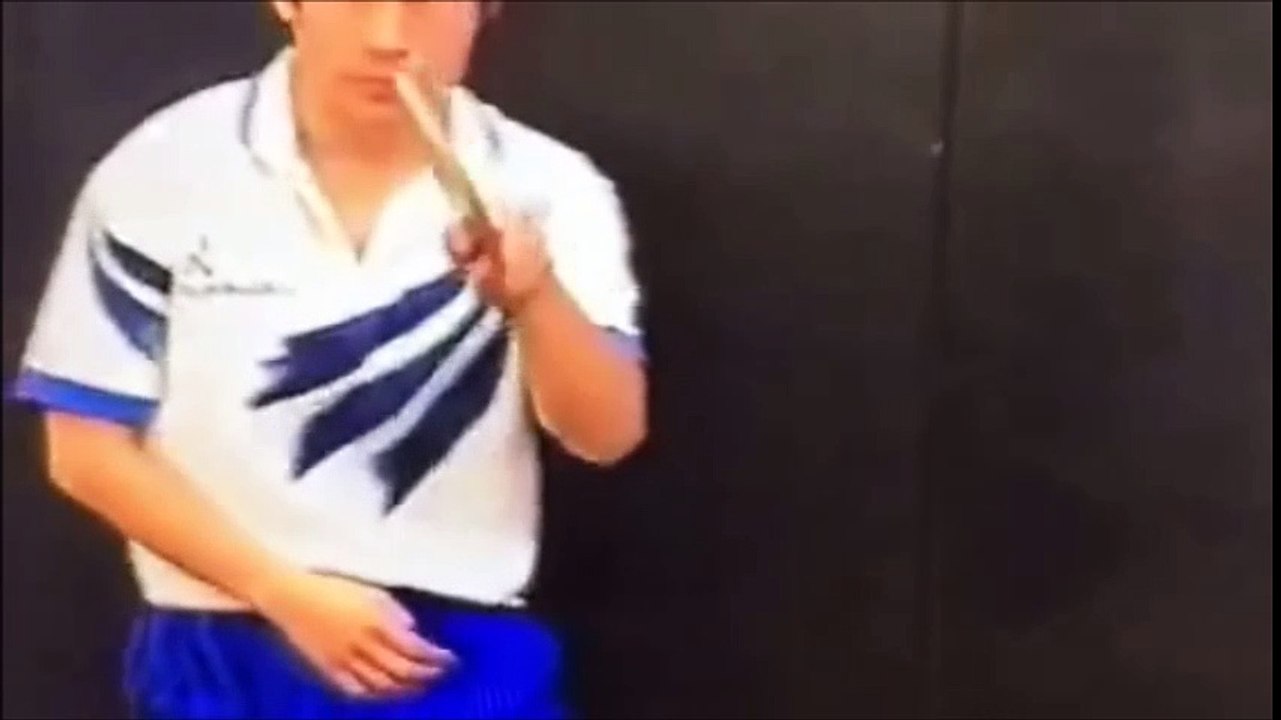 三木卓球教室。フリーハンドを上手く使う