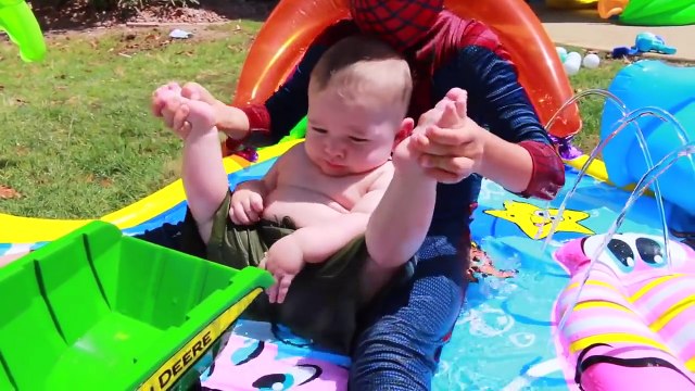 The Hulk babysitting Superhero IRL Fail Babysit Newborn Twin Babies funny parody Ryan In r