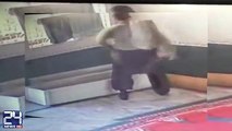 CCTV footage of Thief Stealing Shoes From Mosque