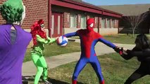 Cat Woman vs Poison Ivy vs Joker vs Spiderman - in Real Life Superhero Movie
