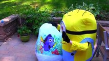 Giant Balloon Pop Toy Surprise - Disney Toys - Chocolate Surprise Eggs - Finding Dory - Pa