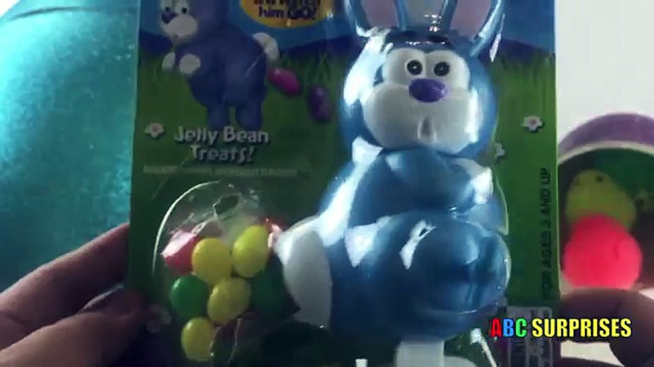 Learn Sizes with Surprise Eggs small medium Large Easter Eggs Toys Bunny Disney Cars Toys ABC