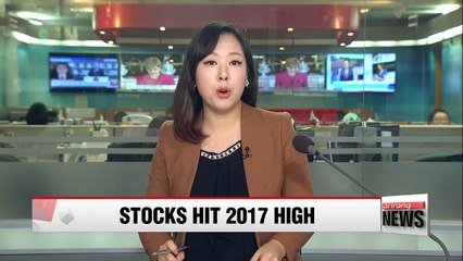 Download Video: Foreign investors' holdings of Korean stocks hit all-time-high, topping US$444 bil.