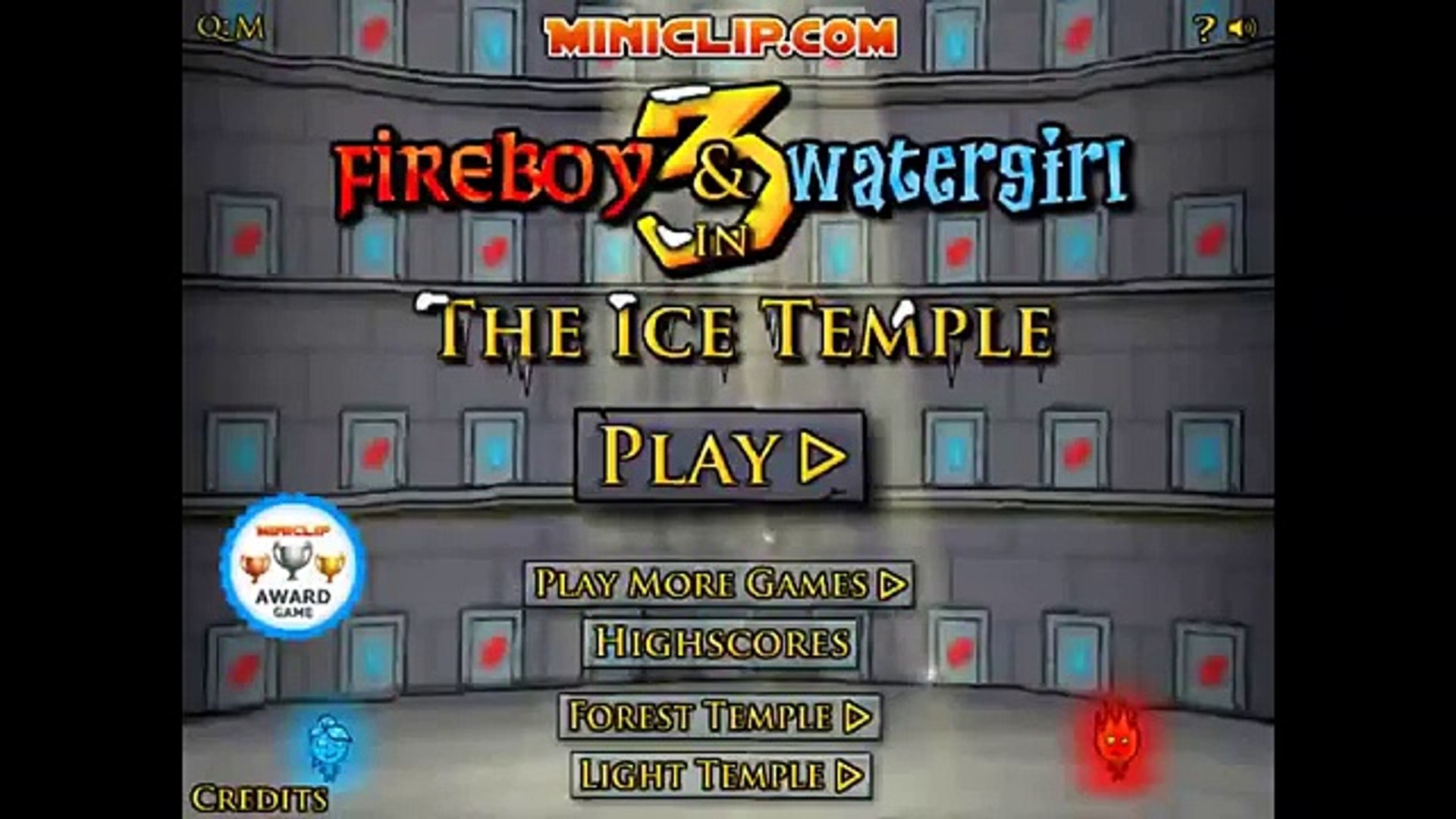 del juego Fuego y Agua 3: el Templo de Hielo de TODOS los NIVELES – Видео Dailymotion