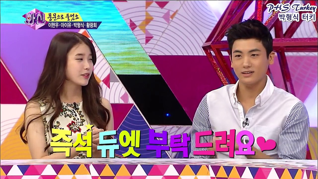 130723 Park Hyung Sik&IU (The Only Story I Didn't Know) 박형식& 아이유 [Türkçe Altyazılı/Tr Sub]