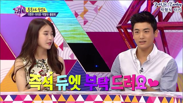 130723 Park Hyung Sik&IU (The Only Story I Didn't Know) 박형식& 아이유 [Türkçe Altyazılı/Tr Sub]