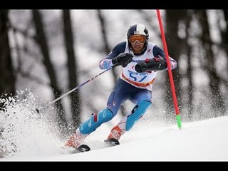 Ian Jansing (2nd run) | Men's slalom standing | Alpine skiing | Sochi 2014 Paralympics