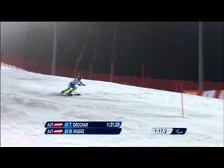 Martin Wuerz  (2nd run) | Men's slalom standing | Alpine skiing | Sochi 2014 Paralympics