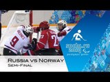 Russia vs Norway | semi-final highlights | Ice sledge hockey | Sochi 2014 Paralympic Winter Games