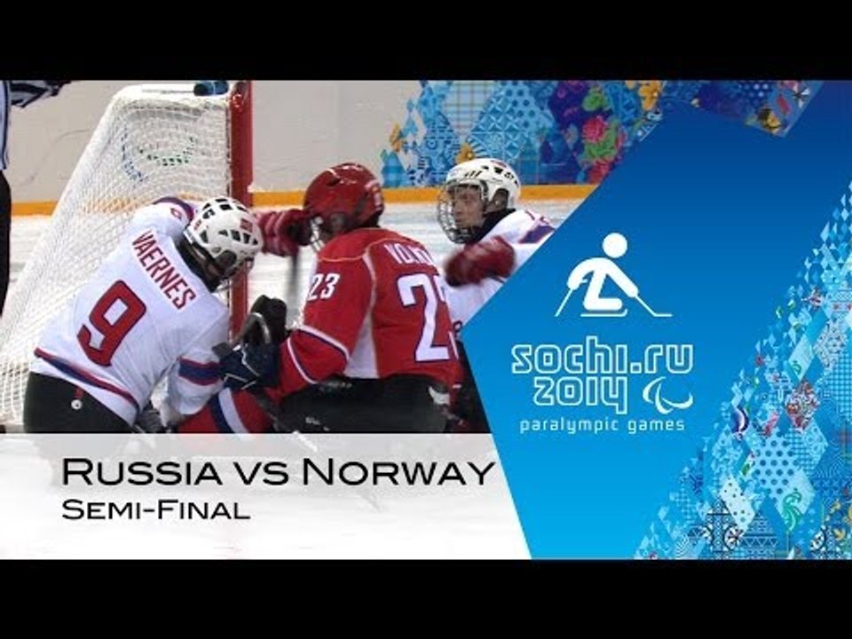Russia vs Norway | semi-final highlights | Ice sledge hockey | Sochi 2014 Paralympic Winter Games