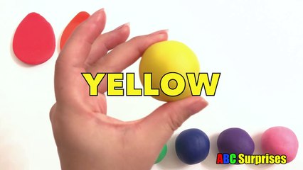 Best Learning Video for Kids LEARN COLORS with Play Doh GIANT Rainbow Surprise Eggs ABC Surprises-aDWY_T_IO5M