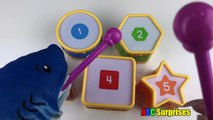 Learn COLORS Learn SHAPES Learn How to Count NUMBERS with Toy DRUMS Play Set for Kids ABC Surprises-nb5nX5ppiQA
