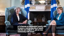 Ms. Sturgeon said that unless Mrs. May made further concessions, Scots should be able to choose whether to follow other Britons into “a hard Brexit,