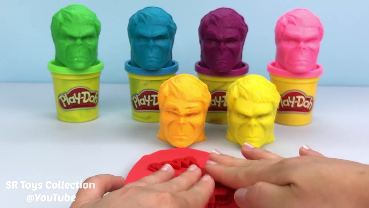 Learn Colors Video for Kids with Play Doh Hulk with Peppa