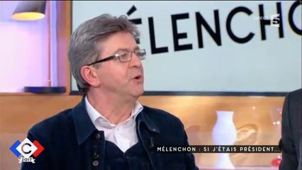 Jean-Luc Mélenchon furieux après son passage hier dans "C à vous": "Un traquenard parfumé mais puant !"