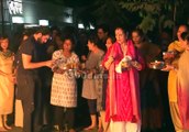 Shatrughan Sinha With Family- Performs Puja Of Holi In Traditional Manner
