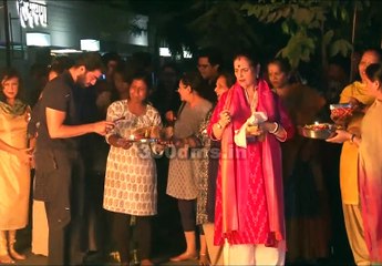 Shatrughan Sinha With Family- Performs Puja Of Holi In Traditional Manner