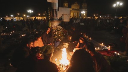 Con muestras artísticas, guatemaltecos piden justicia para las 40 niñas fallecidas por incendio