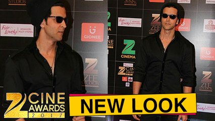 Hrithik Roshan Flaunts New Look  Zee Cine Awards 2017