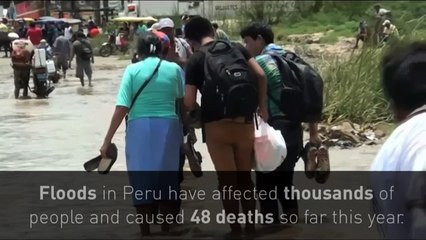 Thousands affected in Peru by weather phenomenon
